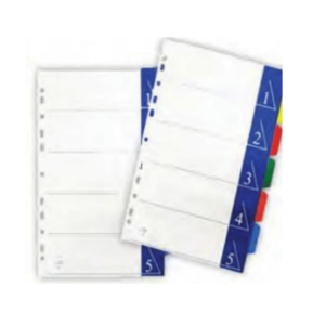 A4 Colour Divider 10 Tab