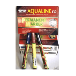 Permanent Marker Round Tip Blue