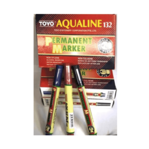 Permanent Marker Round Tip Red