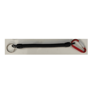 Spring Key Chain with Carabiner