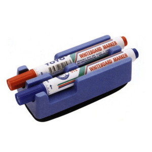 Whiteboard Eraser Set with 2 Whiteboard Markers