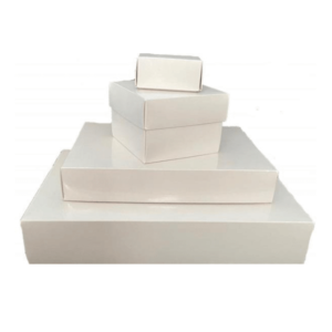 Gift Box White 29.5cm x 21cm x 5cm Flat Pack