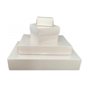 Gift Box White 38cm x 25cm x 7cm Flat Pack